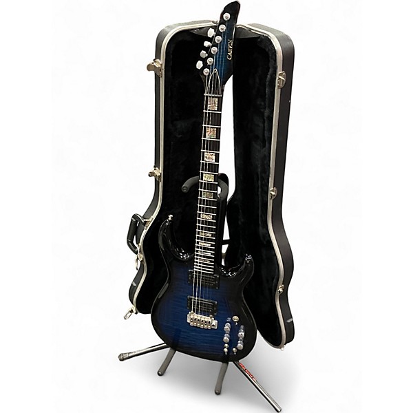 Used Carvin dc400 BLUE Solid Body Electric Guitar