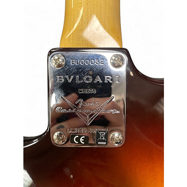 Used Fender LTD BVLGARI STRAT NOS Custom Shop 2 Tone Sunburst Solid Body Electric Guitar