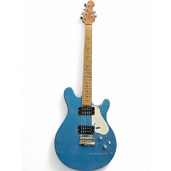Used Sterling by Music Man VALENTINE Pelham Blue Solid Body Electric Guitar