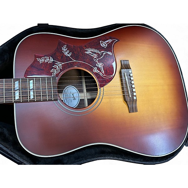Used Gibson Hummingbird Studio 2 Tone Sunburst Acoustic Guitar