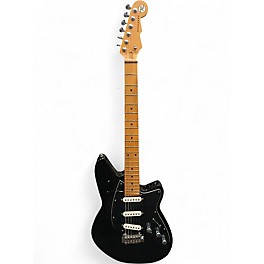 Used Reverend SIX GUN Black Solid Body Electric Guitar
