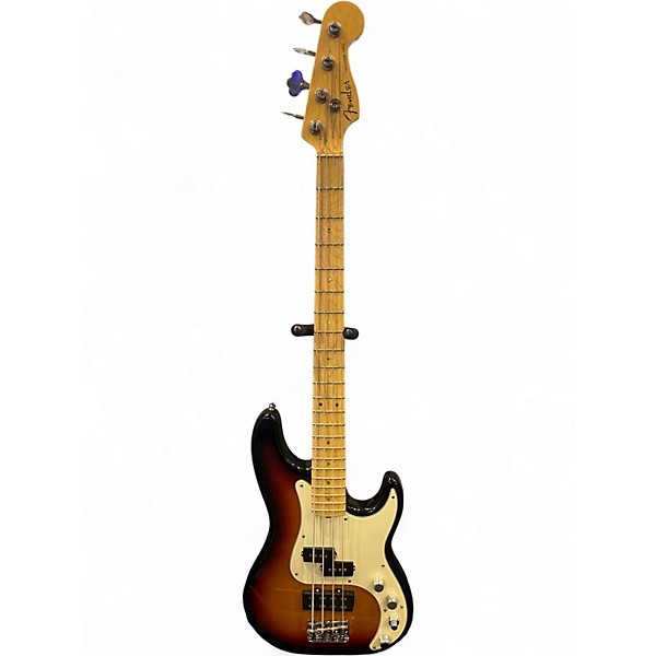 Used Fender American Deluxe Precision Bass 3 Color Sunburst Electric Bass Guitar