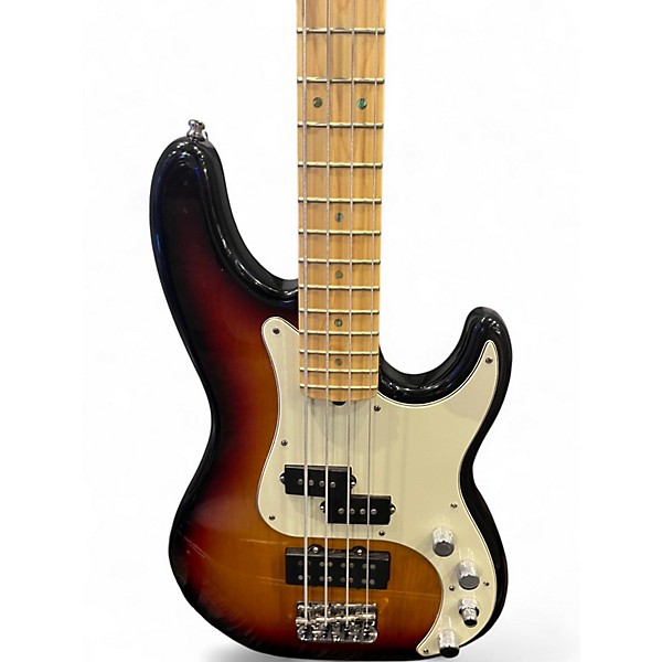 Used Fender American Deluxe Precision Bass 3 Color Sunburst Electric Bass Guitar