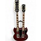 Vintage 1997 Gibson EDS1275 SG Double Neck Cherry Solid Body Electric Guitar thumbnail