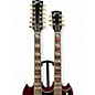 Vintage 1997 Gibson EDS1275 SG Double Neck Cherry Solid Body Electric Guitar