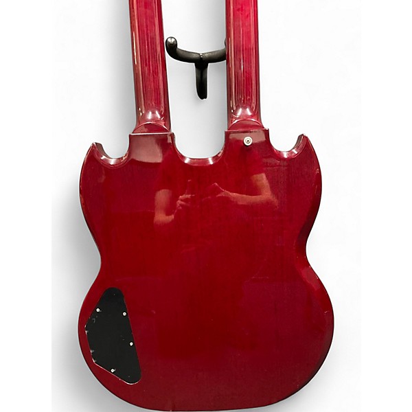 Vintage 1997 Gibson EDS1275 SG Double Neck Cherry Solid Body Electric Guitar
