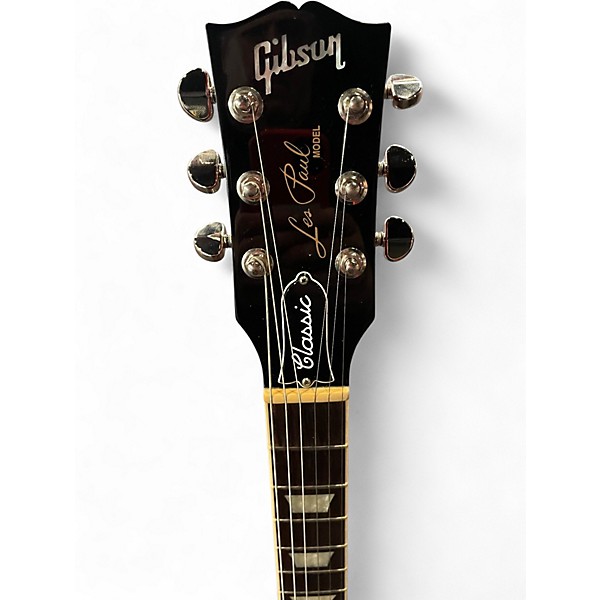 Used 2022 Gibson Les Paul Classic Trans Red Solid Body Electric Guitar