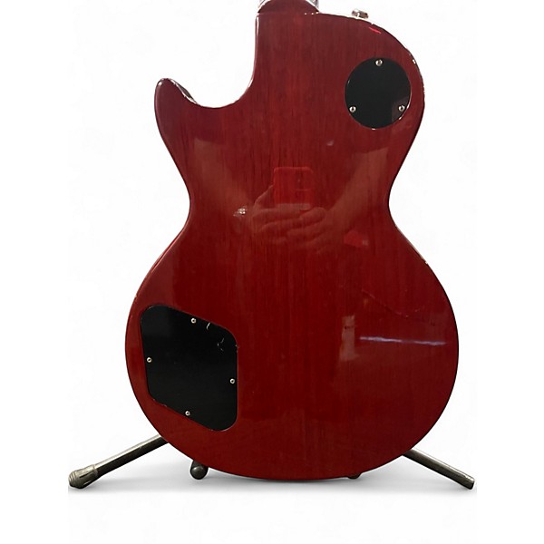 Used 2022 Gibson Les Paul Classic Trans Red Solid Body Electric Guitar