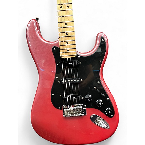 Used Fender Player Stratocaster WITH UPGRADES METALLIC FADED RED Solid Body Electric Guitar