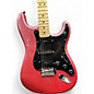 Used Fender Player Stratocaster WITH UPGRADES METALLIC FADED RED Solid Body Electric Guitar
