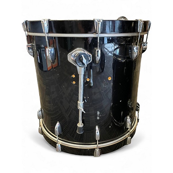 Used Shine Custom Drums & Percussion 4 Piece 4 Piece Black Drum Kit