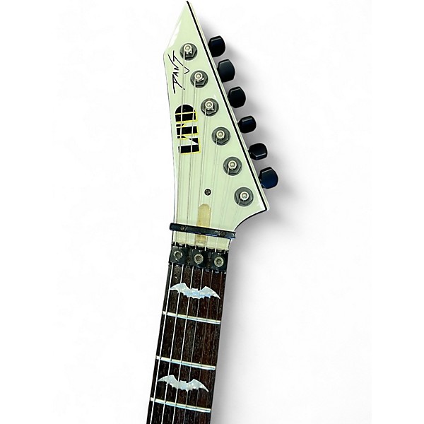 Used 2006 ESP LTD DJ600 Dan Jacobs Signature WHITE Solid Body Electric Guitar