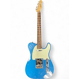 Used Squier Telecaster Blue Solid Body Electric Guitar