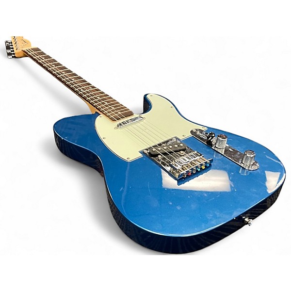 Used Squier Telecaster Blue Solid Body Electric Guitar