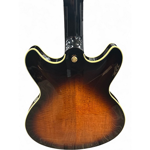 Used Ibanez  jsm100 2 Tone Sunburst Hollow Body Electric Guitar