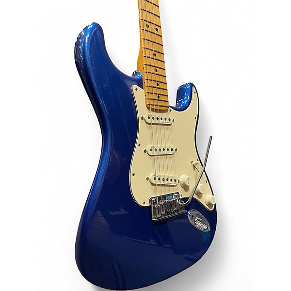Used Fender American Ultra Stratocaster BLUE SPARKLE Solid Body Electric Guitar