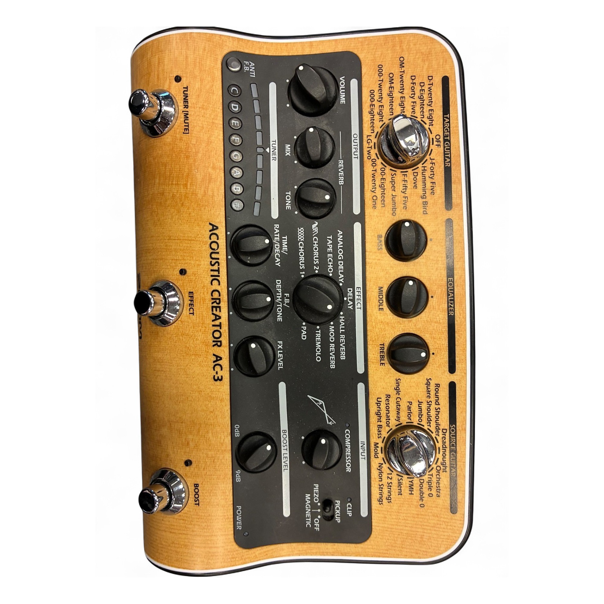 ZOOM AC-3 AC-3 Acoustic Creator USED美品 Amazon.com: Zoom AC-3 Acoustic Creator, Acoustic DI with