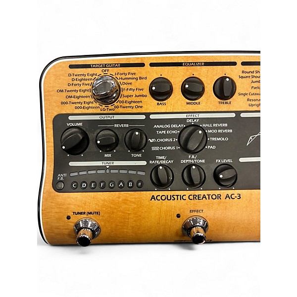 ZOOM AC-3 AC-3 Acoustic Creator USED美品 Used Zoom AC-3 Effect Processor | Guitar Center