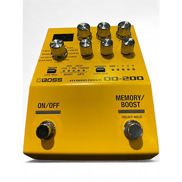 Used BOSS HYBRID DRIVE DD200 Effect Pedal