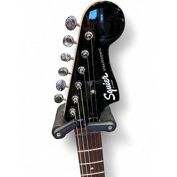 Used Squier PARANORMAL STRATASONIC Vintage Blonde Solid Body Electric Guitar