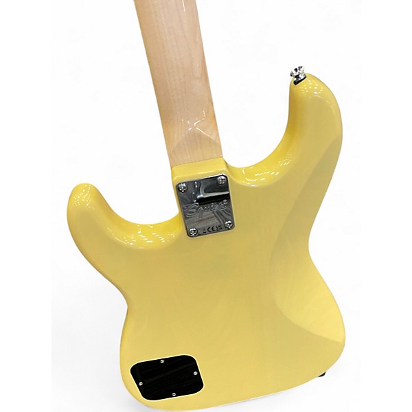 Used Squier PARANORMAL STRATASONIC Vintage Blonde Solid Body Electric Guitar