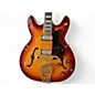 Used Hagstrom Viking Deluxe 2 Tone Sunburst Hollow Body Electric Guitar