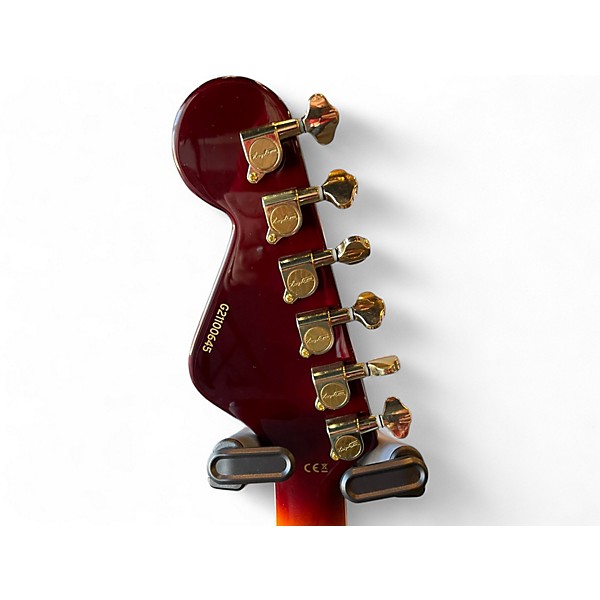 Used Hagstrom Viking Deluxe 2 Tone Sunburst Hollow Body Electric Guitar