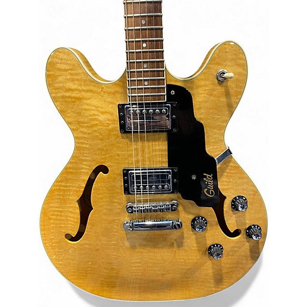 Vintage 1998 Guild Starfire IV Natural Hollow Body Electric Guitar