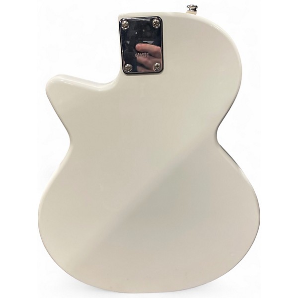 Used DiPinto Belvedere Deluxe Black and White Hollow Body Electric Guitar