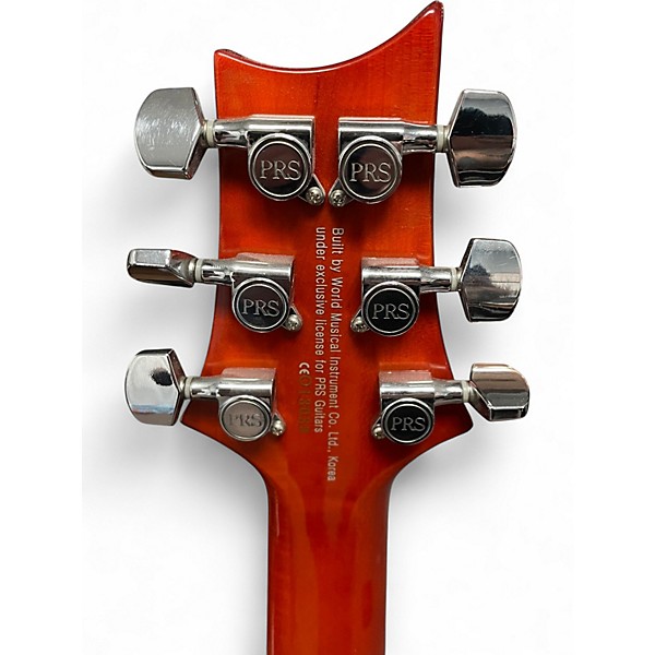 Used PRS SE Custom 24 Cherry Sunburst Solid Body Electric Guitar