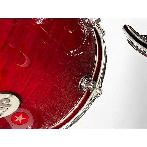 Used DW 6 Piece Design Series Cherry Drum Kit