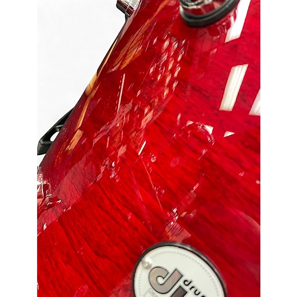 Used DW 6 Piece Design Series Cherry Drum Kit