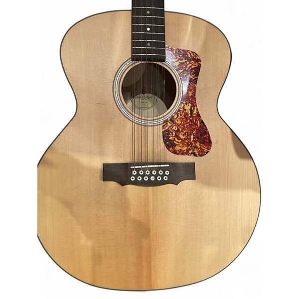 Used Guild F2512E Natural Acoustic Guitar