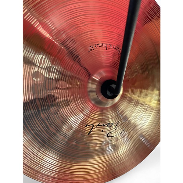 Used Paiste 18in THIN CHINA Cymbal