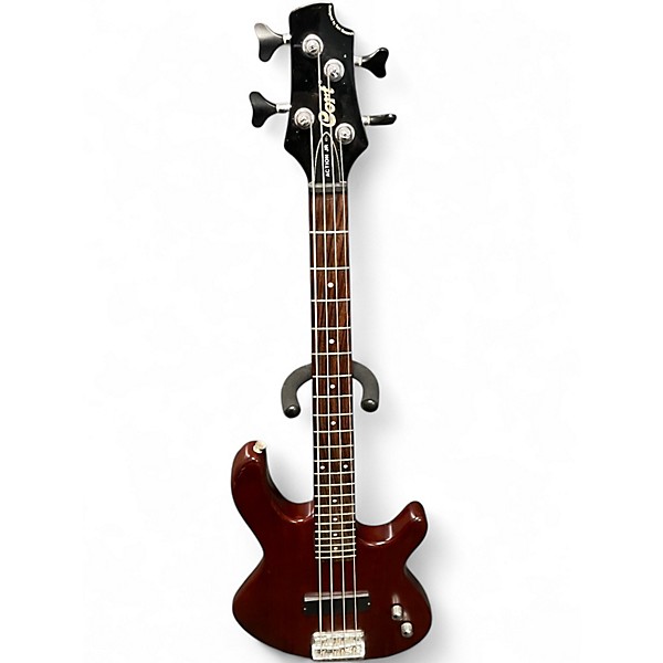 Used Cort ACTION JR Walnut Electric Bass Guitar Walnut