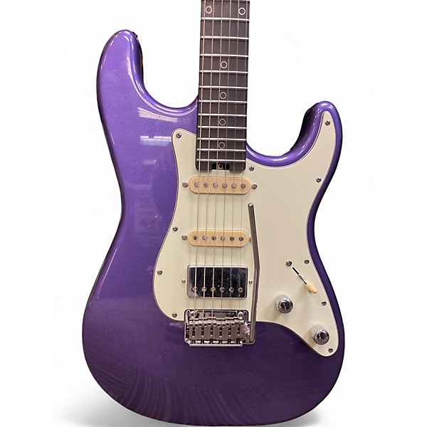 Used Schecter Guitar Research Nick Johnston Traditional HSS 10th Anniversary ATOMIC VIOLET Solid Body Electric Guitar