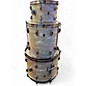 Vintage 1960s Ludwig 3 Piece downbeat marine pearl Drum Kit thumbnail
