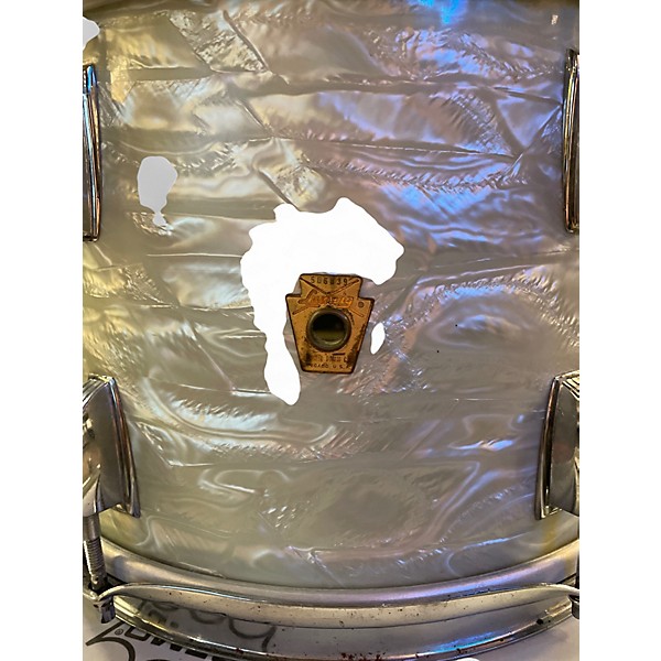 Vintage 1960s Ludwig 3 Piece downbeat marine pearl Drum Kit