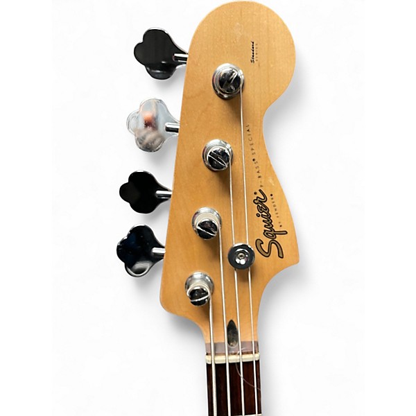 Used Squier Standard Precision Bass Special Vintage White Electric Bass Guitar