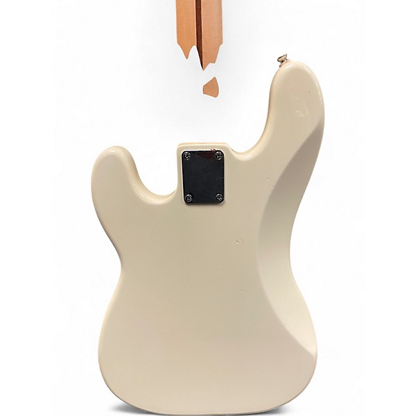 Used Squier Standard Precision Bass Special Vintage White Electric Bass Guitar