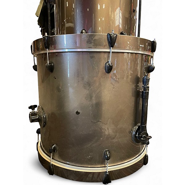 Used PDP by DW 5 Piece MAINSTAGE Metallic Gray Drum Kit