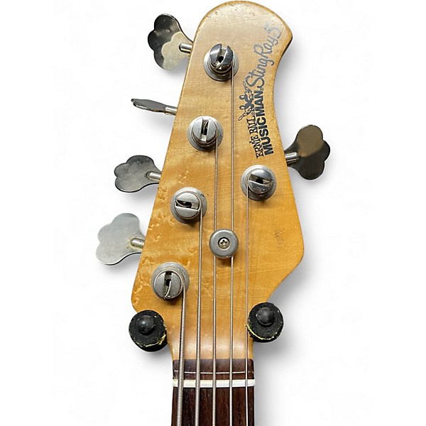 Used Ernie Ball Music Man Stingray 5 H Natural Electric Bass Guitar