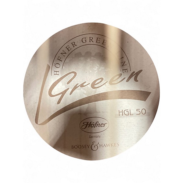 Used Hofner Green Line HGL50 Natural Classical Acoustic Guitar