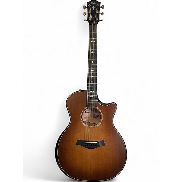 Used Taylor 614CE BUILDERS EDITION BROWN BURST Acoustic Electric Guitar