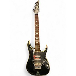 Used 1998 Ibanez UV777 Universe Black Solid Body Electric Guitar