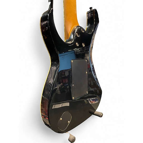 Used 1998 Ibanez UV777 Universe Black Solid Body Electric Guitar