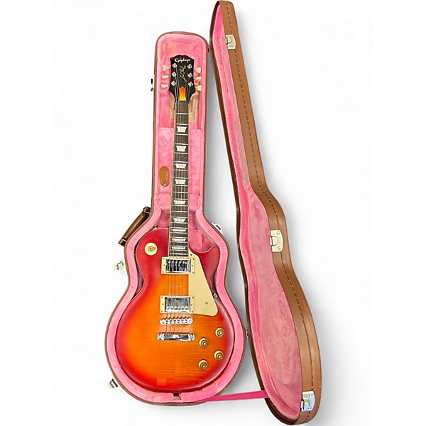 Used Epiphone 1955 Les Paul Custom Heritage Cherry Sunburst Solid Body Electric Guitar