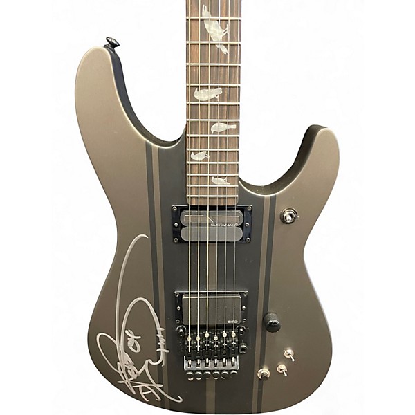 Used Schecter Guitar Research DJ Ashba Signature Gunmetal Gray Solid Body Electric Guitar