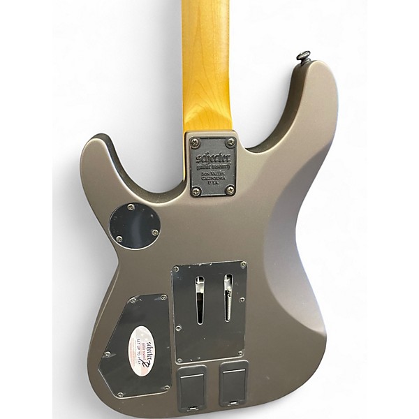 Used Schecter Guitar Research DJ Ashba Signature Gunmetal Gray Solid Body Electric Guitar