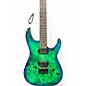 Used Schecter CR6 Emerald Green Solid Body Electric Guitar